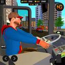 US City Pick Passenger Bus Game icon