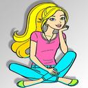 Barbie Coloring Game icon