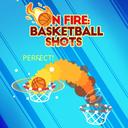 On fire : basketball shots icon