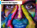 Colorful Girl Jigsaw icon