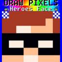 Draw Pixels Heroes Face icon