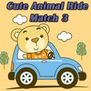 Cute Animal Ride Match 3 icon