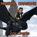 Magical Dragons Coloring icon