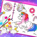 Fabulous Cute Unicorn Coloring Book icon