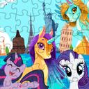 Unicorns Travel The World Puzzle icon