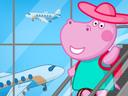 Hippo Family Airport Adventure icon