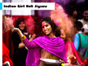 Indian Girl Holi Jigsaw icon