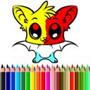 Cute Bat Coloring Book icon