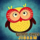 Play Funny Owls Jigsaw on doodoo.love