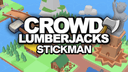 Crowd Lumberjack Stickman icon